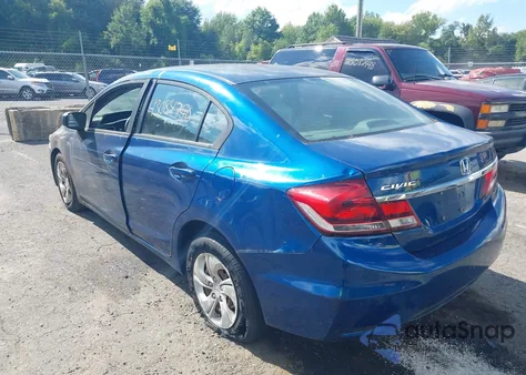 2014 Honda Civic Lx из США, поврежденный, VIN 2HGFB2F5XEH501047